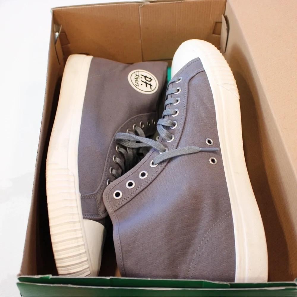 P.F. Flyers Charcoal High-Top Sneakers
